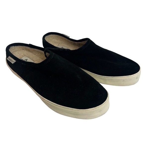 Staheekum Black Suede Cami Mule Sneaker Slip-On Size 7 New - Picture 1 of 10
